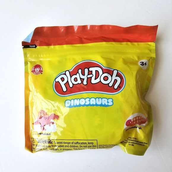 2 Pk Play-Doh Dinosaurs Spinosaurus Ankylosaurus Velociraptor Pachycephalosaurus - Picture 10 of 11